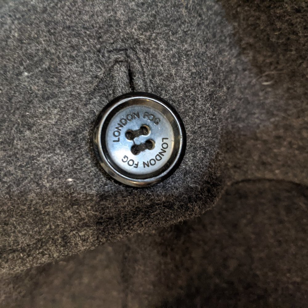 London Fog Classic  Wool Men's coat M - Picture 3 of 8